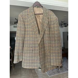 Vintage Hunter Haig Sport Coat Blazer 100% Wool